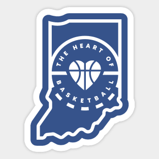 The Heart of Basketball Sticker